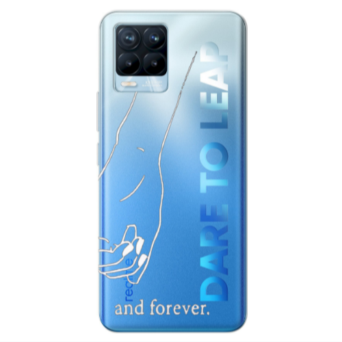 Realme 8 Pro And forewer Transparent Silicone TPU Θήκη