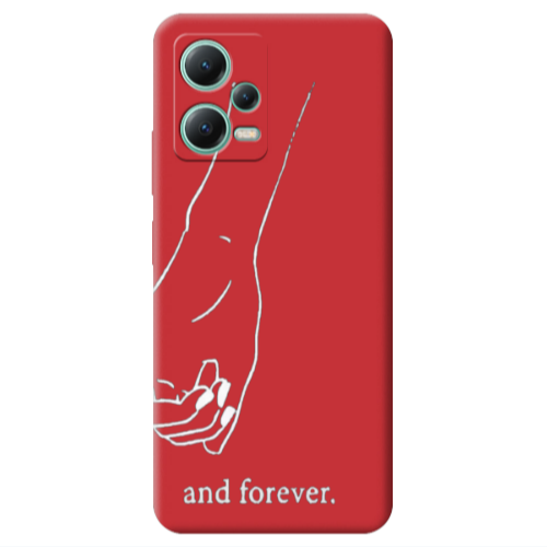 Xiaomi Redmi Note 12 Pro 5G And forewer Red Colored Silicone TPU Θήκη