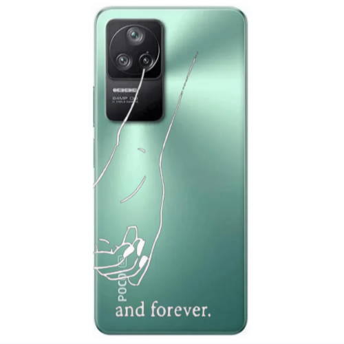 Xiaomi Poco F4 And forewer Transparent Silicone TPU Θήκη