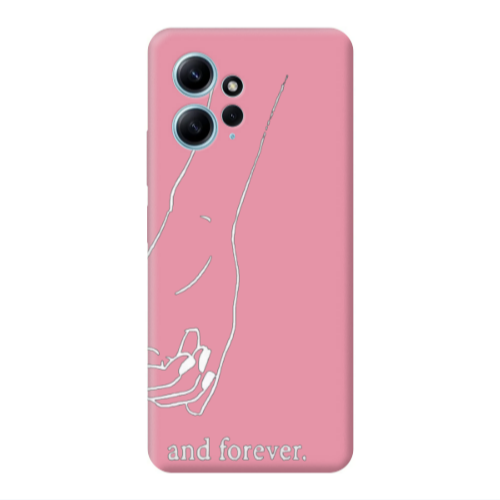 Xiaomi Redmi Note 12 4G And forewer Pink Colored Silicone TPU Θήκη