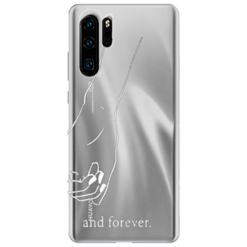 Huawei P30 Pro And forewer Transparent Silicone TPU Θήκη