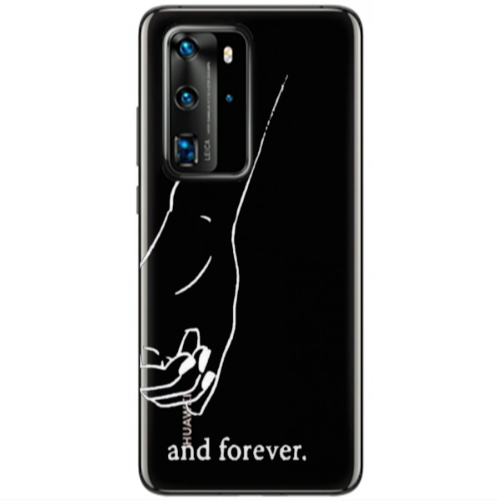 Huawei P40 Pro And forewer Transparent Silicone TPU Θήκη