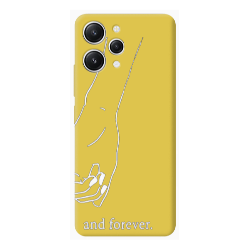 Xiaomi Redmi 12 And forewer Yellow Colored Silicone TPU Θήκη