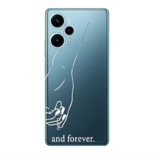 Xiaomi Poco F5 And forewer Transparent Silicone TPU Θήκη