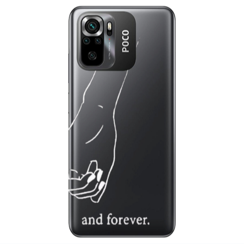 Xiaomi Poco M5 s And forewer Transparent Silicone TPU Θήκη