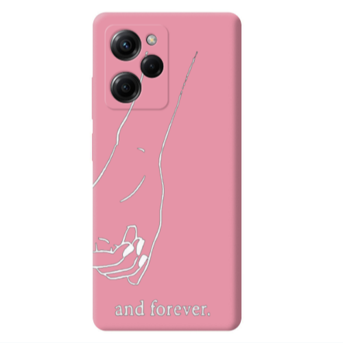 Xiaomi Poco X5 Pro And forewer Pink Colored Silicone TPU Θήκη
