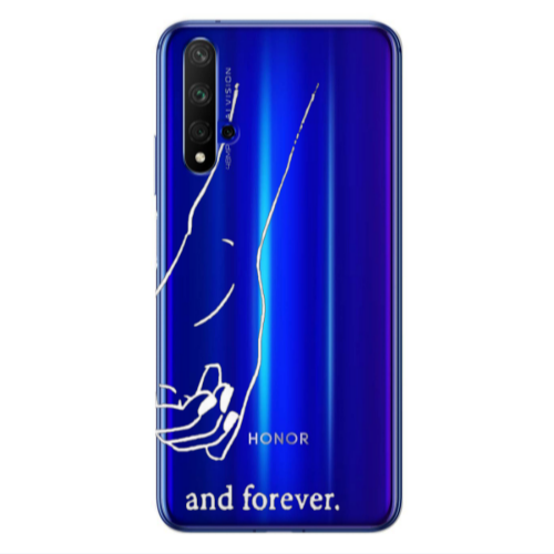 Huawei Nova 5 T And forewer Transparent Silicone TPU Θήκη