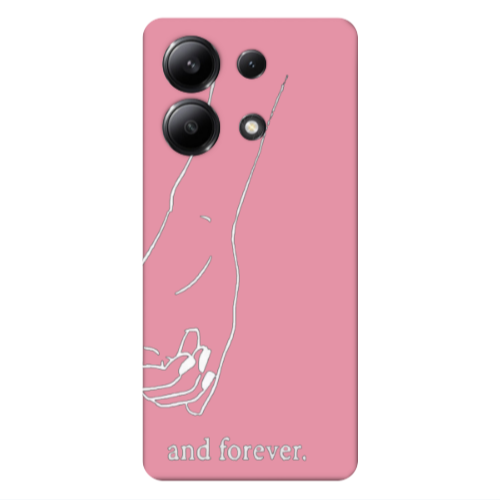 Xiaomi Redmi Note 13 4G And forewer Pink Colored Silicone TPU Θήκη