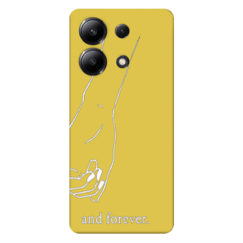 Xiaomi Redmi Note 13 4G And forewer Yellow Colored Silicone TPU Θήκη