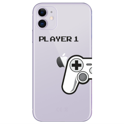Apple iPhone 11  Player 1 Transparent Silicone TPU Θήκη