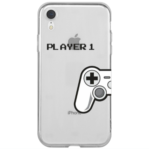Apple iPhone Xr Player 1 Transparent Silicone TPU Θήκη