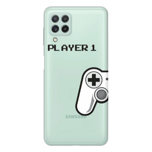 Samsung A22 4G Player 1 Transparent Silicone TPU Θήκη