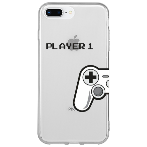 Apple iPhone 7 Plus Player 1 Transparent Silicone TPU Θήκη
