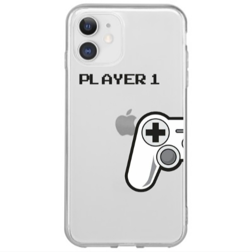 Apple iPhone 12 Mini Player 1 Transparent Silicone TPU Θήκη
