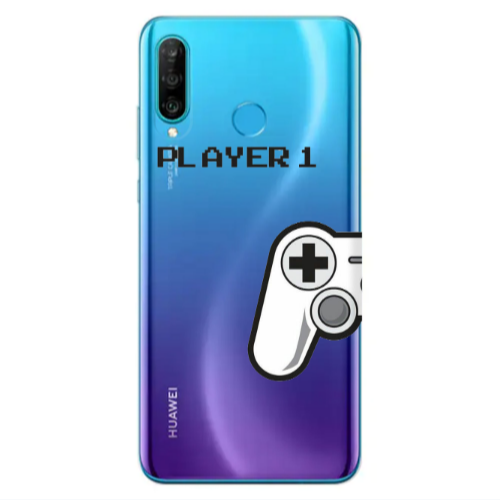Huawei P30 Lite Player 1 Transparent Silicone TPU Θήκη