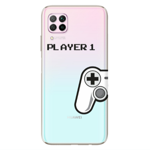 Huawei P40 Lite Player 1 Transparent Silicone TPU Θήκη