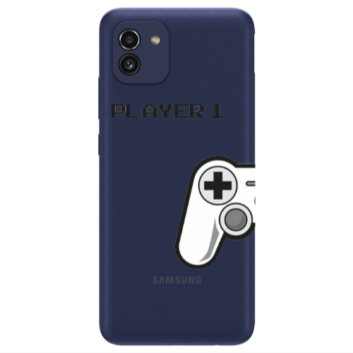 Samsung A03 Player 1 Transparent Silicone TPU Θήκη