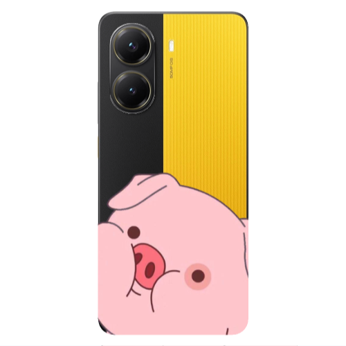 Xiaomi Poco X7 Pro Piggy 2 Transparent Silicone TPU Θήκη
