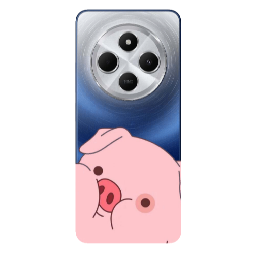 Xiaomi Redmi 14c Piggy 2 Transparent Silicone TPU Θήκη