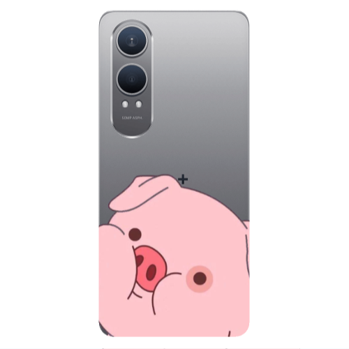 Oneplus Nord Ce 4 lite Piggy 2 Transparent Silicone TPU Θήκη