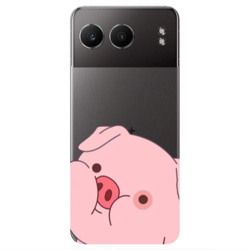 Oneplus Nord 4 Piggy 2 Transparent Silicone TPU Θήκη