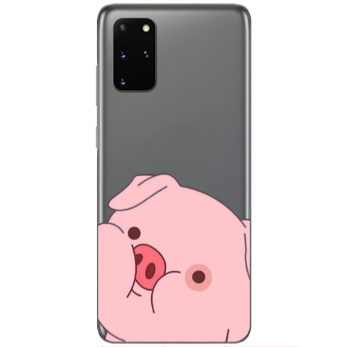 Samsung S20 Plus Piggy 2 Transparent Silicone TPU Θήκη