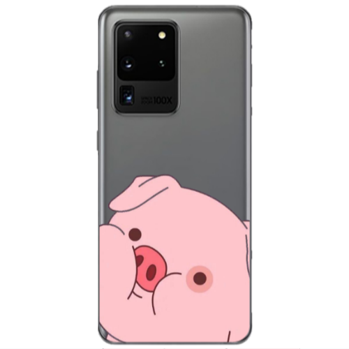 Samsung S20 Ultra Piggy 2 Transparent Silicone TPU Θήκη