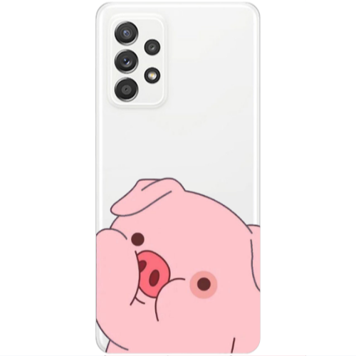 Samsung A13 4G Piggy 2 Transparent Silicone TPU Θήκη