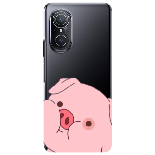 Huawei Nova 9 SE Piggy 2 Transparent Silicone TPU Θήκη
