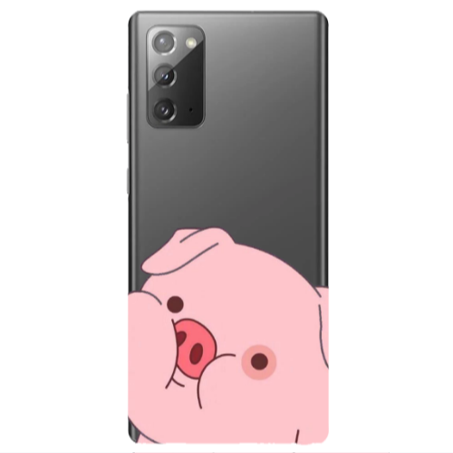 Samsung Note 20 Piggy 2 Transparent Silicone TPU Θήκη