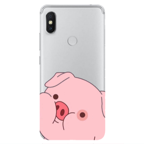 Xiaomi Redmi S2 Piggy 2 Transparent Silicone TPU Θήκη