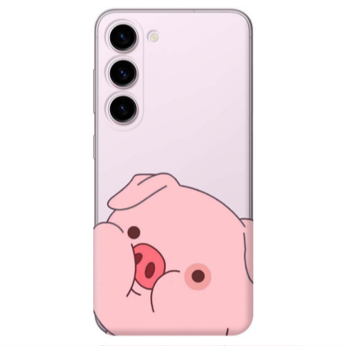 Samsung S23 Plus Piggy 2 Transparent Silicone TPU Θήκη