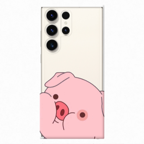 Samsung S23 Ultra Piggy 2 Transparent Silicone TPU Θήκη