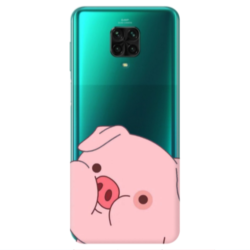 Xiaomi Redmi Note 9S Piggy 2 Transparent Silicone TPU Θήκη
