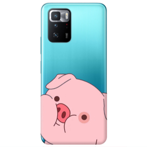 Xiaomi Poco X3 GT Piggy 2 Transparent Silicone TPU Θήκη