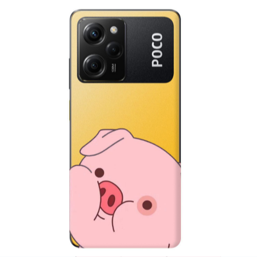 Xiaomi Poco X5 Pro Piggy 2 Transparent Silicone TPU Θήκη