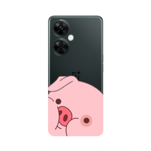 Oneplus Nord CE 3 Lite 5G Piggy 2 Transparent Silicone TPU Θήκη