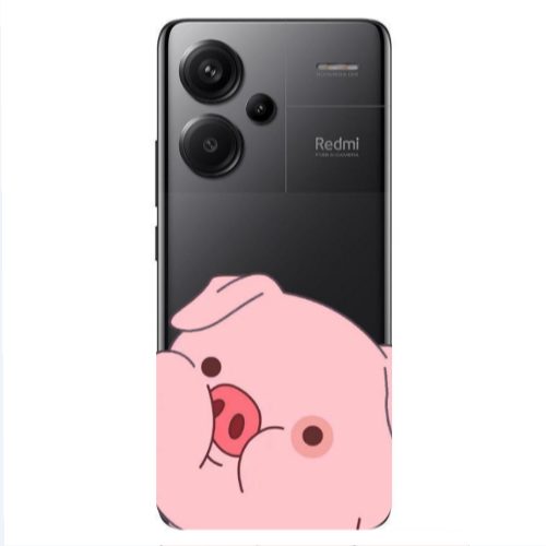 Xiaomi Redmi Note 13 Pro+ 5G  Piggy 2 Transparent Silicone TPU Θήκη