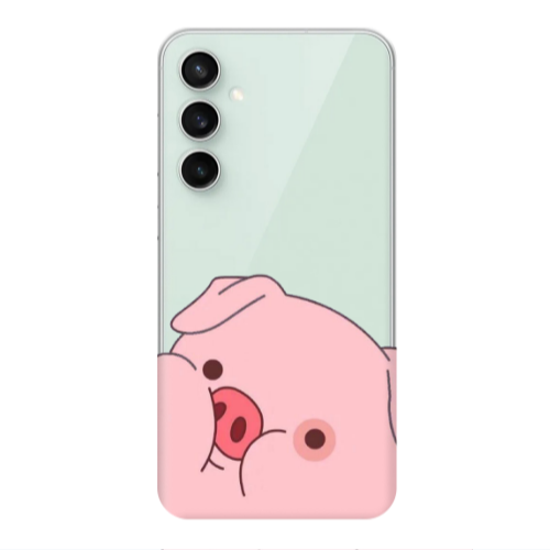 Samsung S24 Piggy 2 Transparent Silicone TPU Θήκη