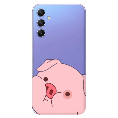 Samsung A16 Piggy 2 Transparent Silicone TPU Θήκη