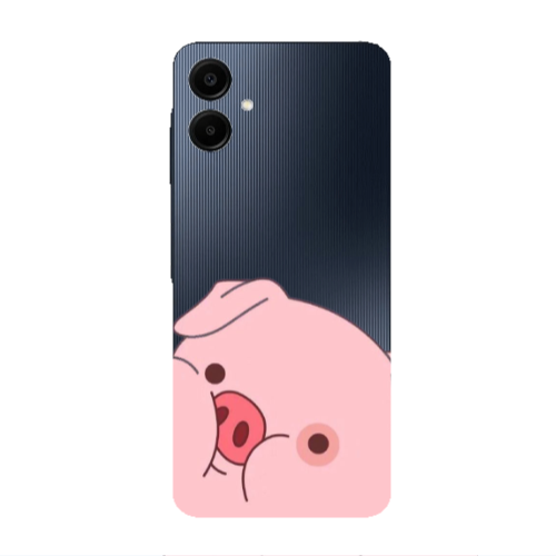 Samsung A06 Piggy 2 Transparent Silicone TPU Θήκη