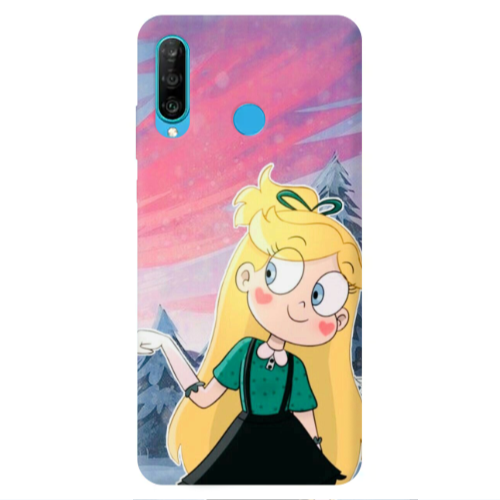 Huawei P30 Lite Valentines 2 Transparent Silicone TPU Θήκη
