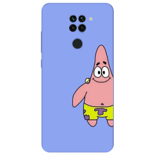 Xiaomi Redmi Note 9 Spong 1 Light Purple Colored Silicone TPU Θήκη