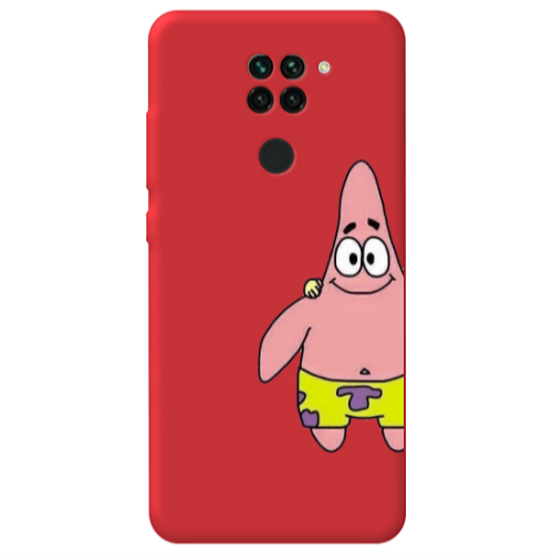 Xiaomi Redmi Note 9 Spong 1 Red Colored Silicone TPU Θήκη