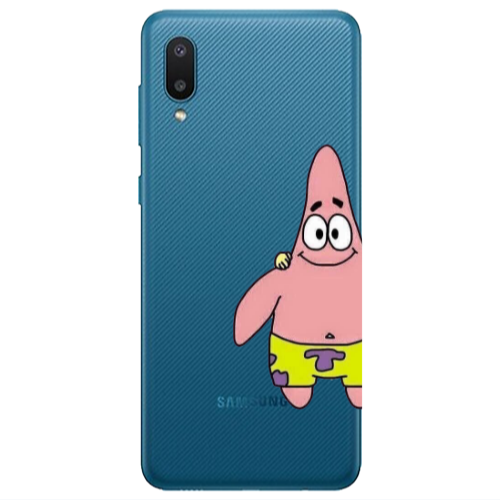 Samsung A02 Spong 1 Transparent Silicone TPU Θήκη