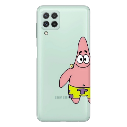 Samsung A22 4G Spong 1 Transparent Silicone TPU Θήκη