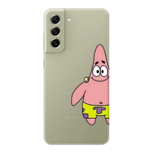 Samsung S21 FE Spong 1 Transparent Silicone TPU Θήκη