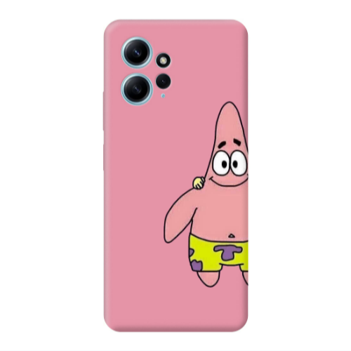 Xiaomi Redmi Note 12 4G Spong 1 Pink Colored Silicone TPU Θήκη