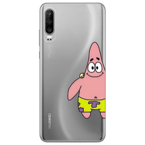 Huawei P30 Spong 1 Transparent Silicone TPU Θήκη