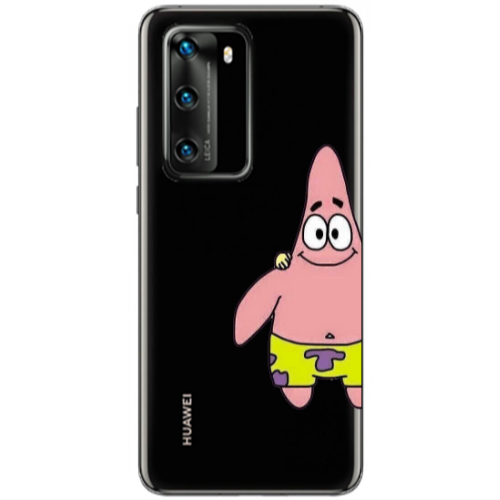 Huawei P40 Spong 1 Transparent Silicone TPU Θήκη